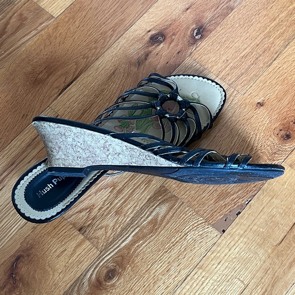 🌴 Hush Puppies Black 2” Heel Sandals - Picture 10 of 14